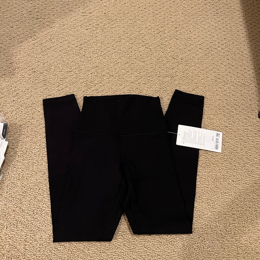 NWT lululemon Align High-Rise Pant 25" Size 2 Black